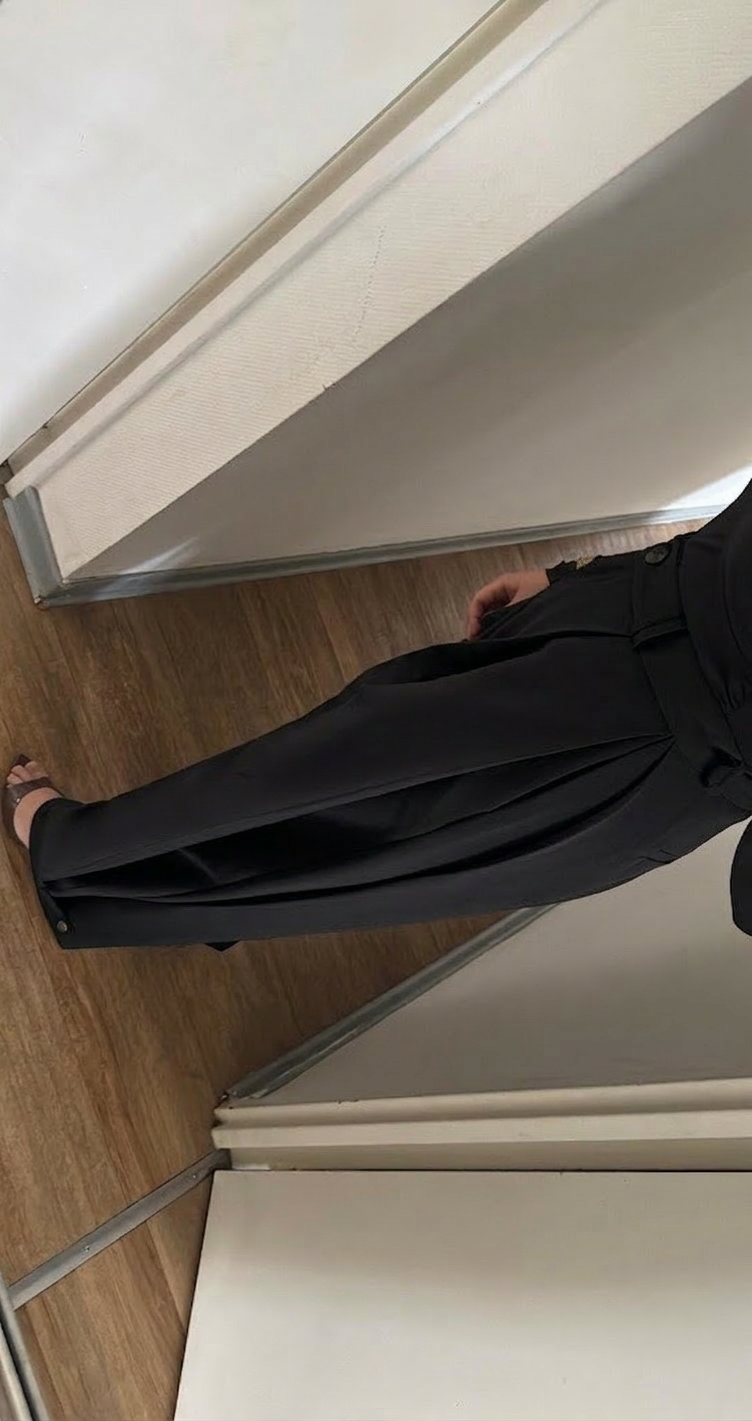 Pantalon signature noir